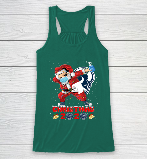 Los Angeles Rams Funny Santa Claus Dabbing Christmas 2020 NFL Racerback Tank 5
