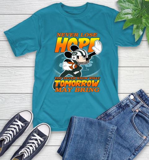 New York Jets NFL Football Mickey Disney Never Lose Hope T-Shirt 9