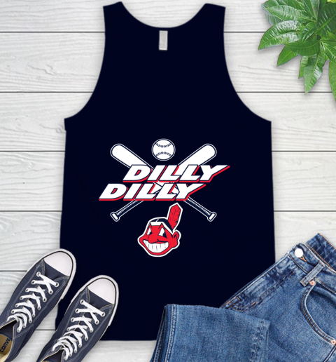 MLB Cleveland Indians Dilly Dilly Baseball Sports Tank Top 3