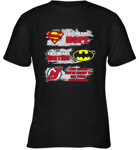 New Jersey Devils Kick Your Ass Youth T-Shirt