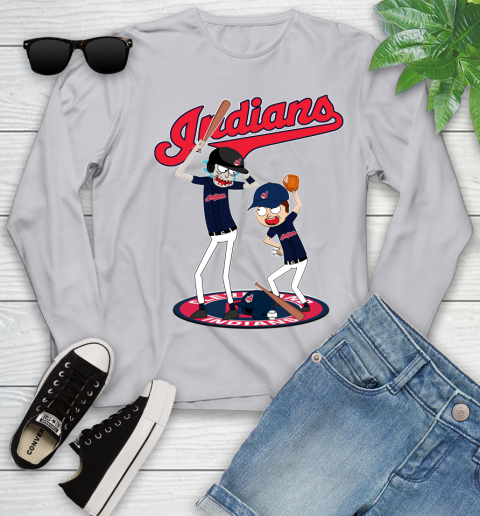 MLB Cleveland Indians Rick And Morty Baseball 129