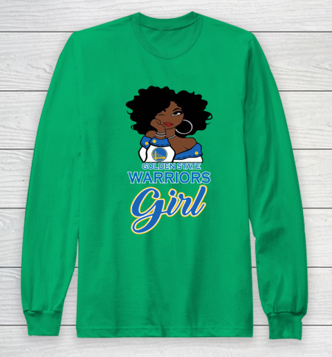 Golden State Warriors Girl NBA Long Sleeve T-Shirt 7