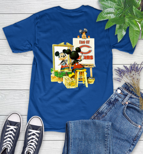 NFL Football Chicago Bears Mickey Drawing Shirt 91