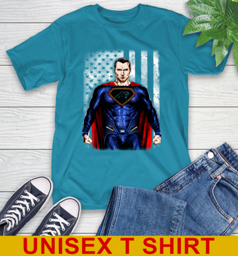 NFL Football Carolina Panthers Superman DC Shirt T-Shirt 9