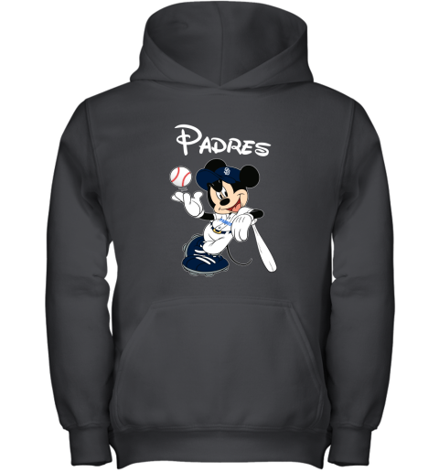 Baseball Mickey Team San Diego Padres Youth T-Shirt 