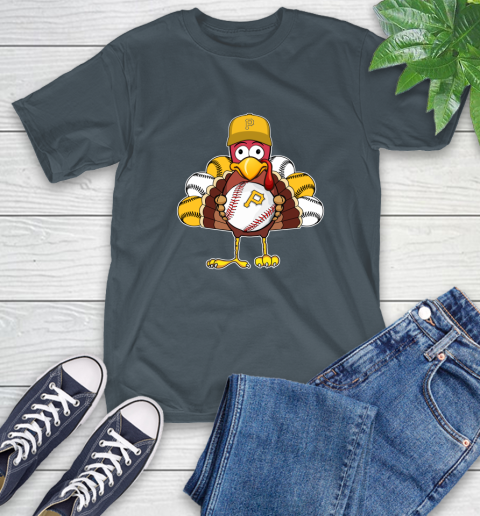 Pittsburgh Pirates Turkey thanksgiving T-Shirt 9