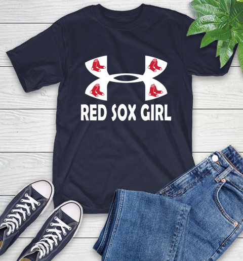 MLB Boston Red Sox Under Armour Baseball Sports T-Shirt 3