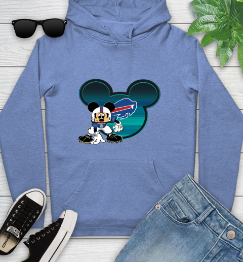 NFL Buffalo Bills Mickey Mouse Disney Football T Shirt Youth Hoodie 12
