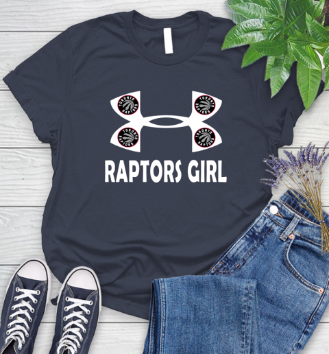 NBA Toronto Raptors Girl Under Armour Basketball Sports Women's T-Shirt 14