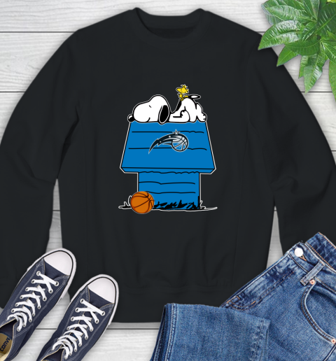 Orlando Magic NBA Basketball Snoopy Woodstock The Peanuts Movie Sweatshirt 2