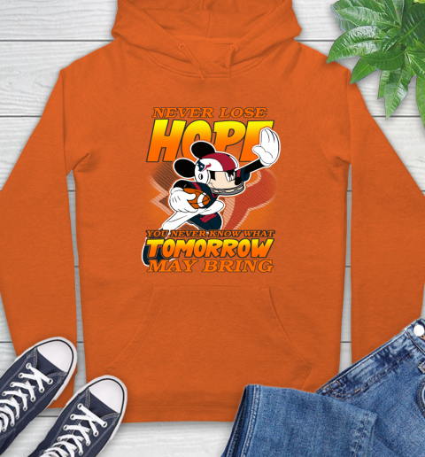 Houston Texans NFL Football Mickey Disney Never Lose Hope Hoodie 4