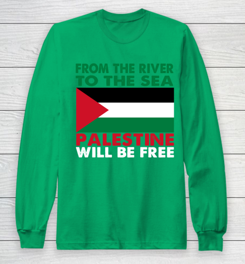 From The River To The Sea Palestine Will Be Free Long Sleeve T-Shirt 4