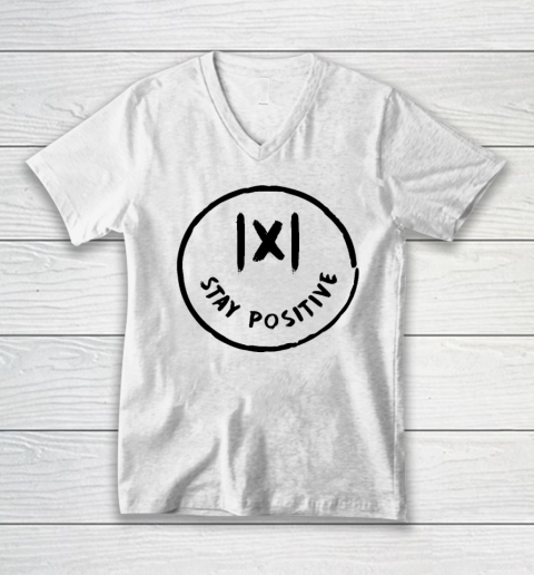 Math Positive X Funny Math V-Neck T-Shirt