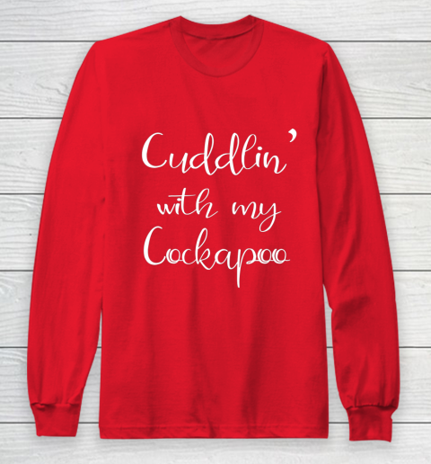 Dog Mom Shirt Cockapoo Mom Shirt Matching Pajamas Long Sleeve T-Shirt 7
