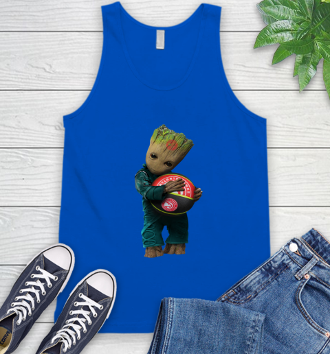 NBA Groot Guardians Of The Galaxy Basketball Sports Atlanta Hawks Tank Top 5