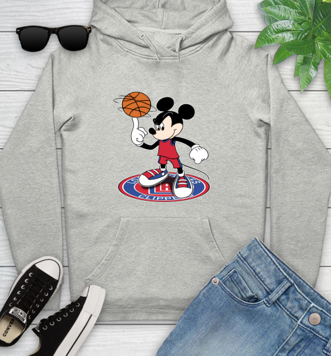 NBA Basketball LA Clippers Cheerful Mickey Disney Shirt Youth Hoodie 2