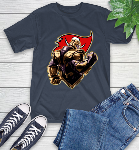 NFL Thanos Avengers Endgame Football Sports Tampa Bay Buccaneers T-Shirt 4