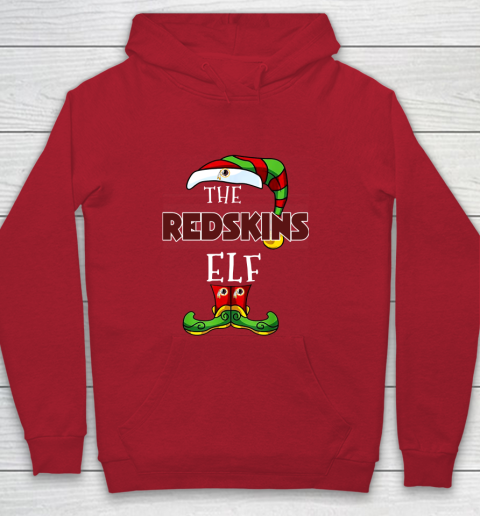 Washington Redskins Christmas ELF Funny NFL Youth Hoodie 7