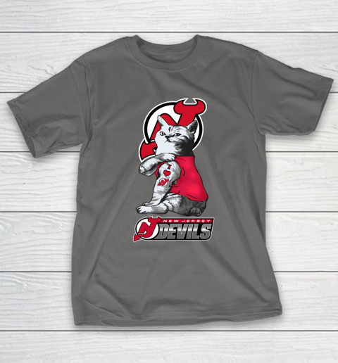 NHL My Cat Loves New Jersey Devils Hockey T-Shirt 8