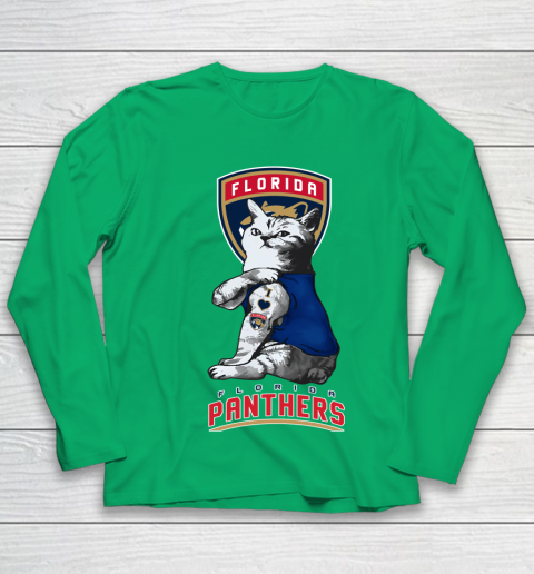 NHL My Cat Loves Florida Panthers Hockey Youth Long Sleeve 4