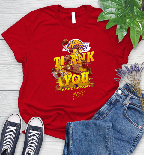 Great Thank you Kobe Bryant Los Angeles Lakers signature shirt 92