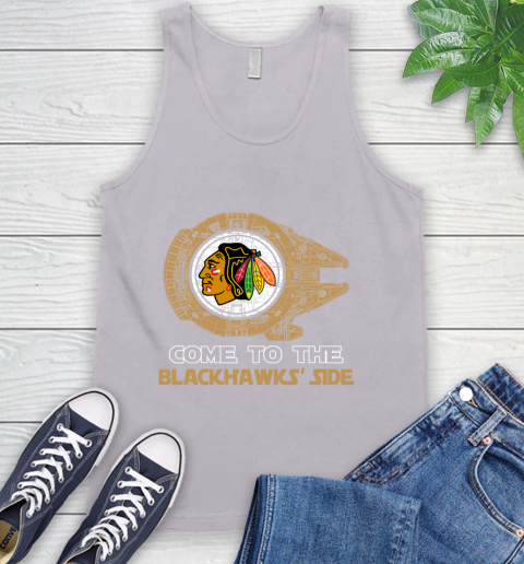 NHL Come To The Chicago Blackhawks Wars Hockey Sports Tank Top 3