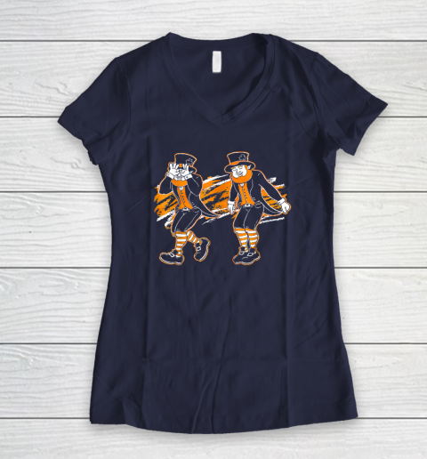 Leprechaun Griddy Dance St Patricks Day Women's V-Neck T-Shirt 7