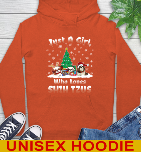 Christmas Just a girl who love shih tzus dog pet lover 16