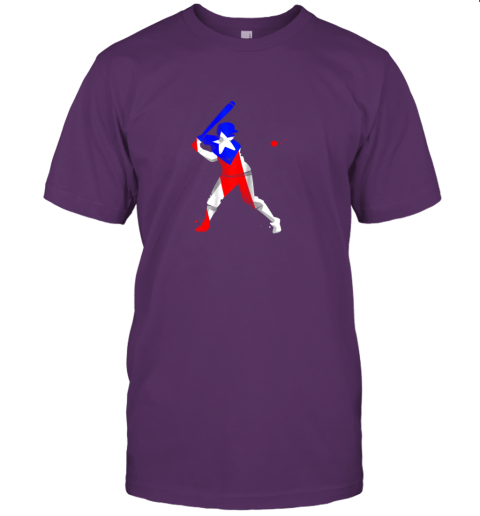 yeqy puerto rico baseball puerto rican flag nuyori classic jersey t shirt 60 front team purple