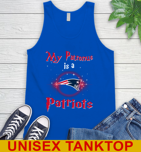 NFL Football Harry Potter My Patronus Is A New England Patriots Tank Top 4