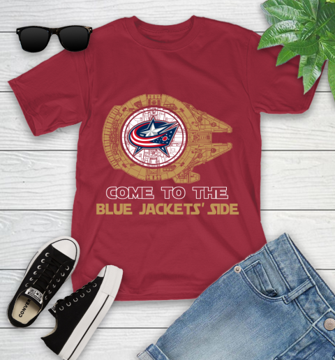 NHL Come To The Columbus Blue Jackets Wars Hockey Sports Youth T-Shirt 14