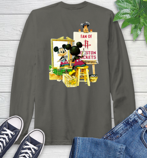 NBA Basketball Houston Rockets Mickey Drawing Shirt 63