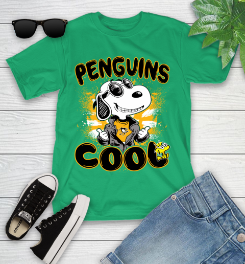 NHL Hockey Pittsburgh Penguins Cool Snoopy Shirt Youth T-Shirt 8 NHL Hockey Pittsburgh Penguins Cool Snoopy Shirt Youth T-Shirt - Image 8