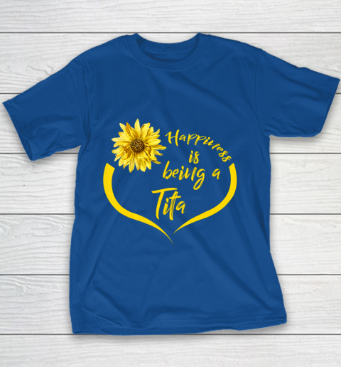 Womens Tita Gift Happiness Is Being A Tita Youth T-Shirt 6