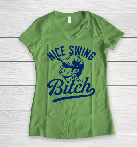 Joe kelly Shirt Nice Swing Bitch Women's V-Neck T-Shirt 5