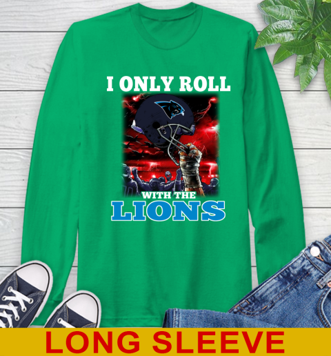 Carolina Panthers NFL Football I Only Roll With My Team Sports Long Sleeve T-Shirt 8