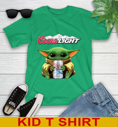 Star Wars Baby Yoda Hugs Coors Beer Shirt 106