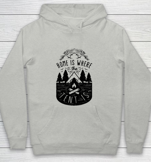 Happy Camping Home Is Where The Tent Is Youth Hoodie