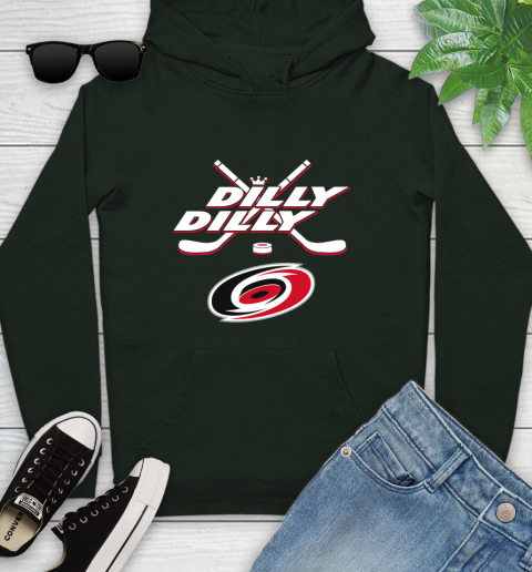 NHL Carolina Hurricanes Dilly Dilly Hockey Sports Youth Hoodie 13