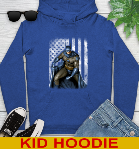 Memphis Grizzlies NBA Basketball Batman DC American Flag Shirt Youth Hoodie 10