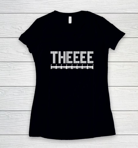 Theeee New York Women's V-Neck T-Shirt