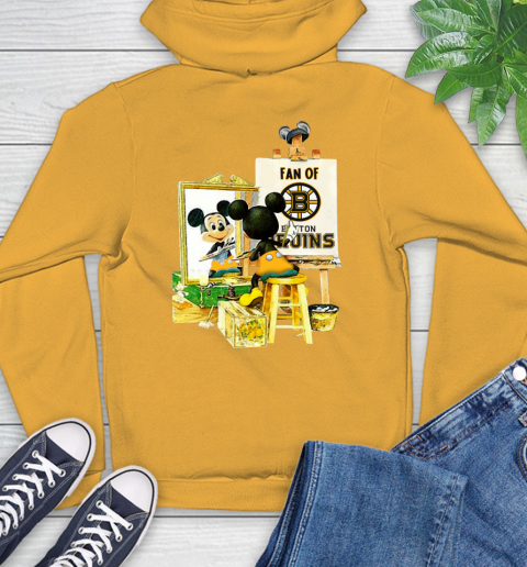 NHL Hockey Boston Bruins Mickey Drawing Shirt 14