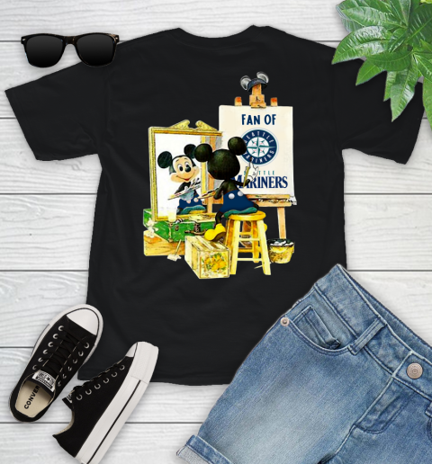 MLB Baseball Seattle Mariners Mickey Drawing Shirt 94