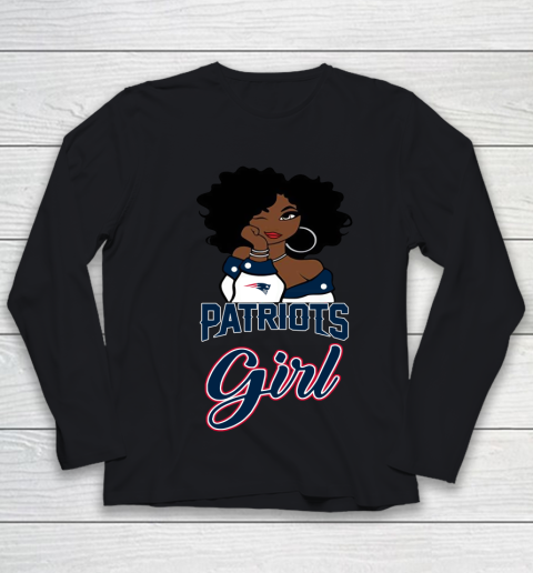 New England Patriots Girl NFL Youth Long Sleeve