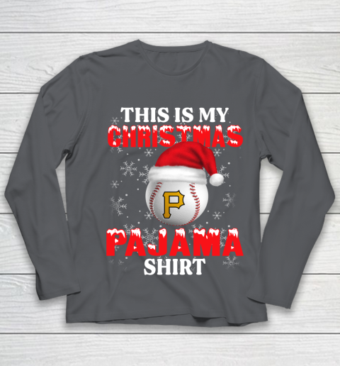 Pittsburgh Pirates This Is My Christmas Pajama Shirt MLB Youth Long Sleeve 6