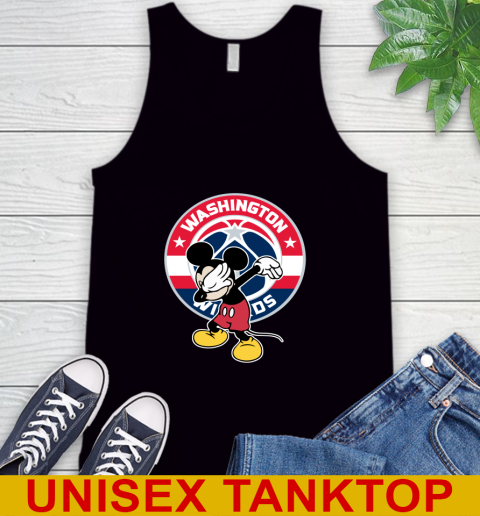 Washington Wizards NBA Basketball Dabbing Mickey Disney Sports Tank Top 2
