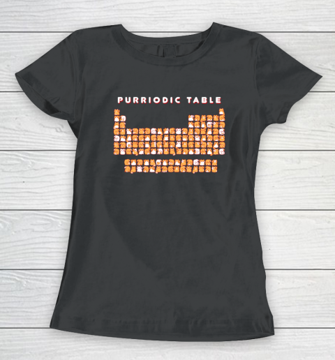 Purriodic Table Cat Funny Women's T-Shirt