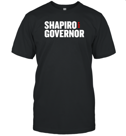 Josh Shapiro Shapiro For Governor Unisex Jersey Tee