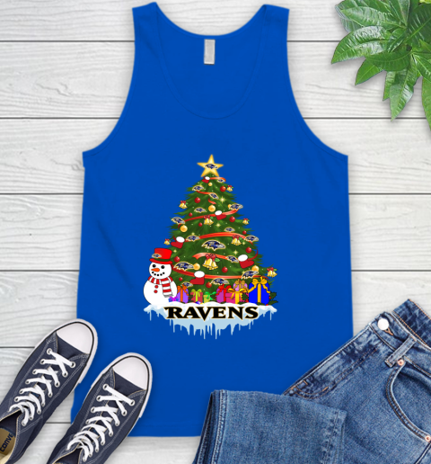 Baltimore Ravens Merry Christmas NFL Football Sports Tank Top 5