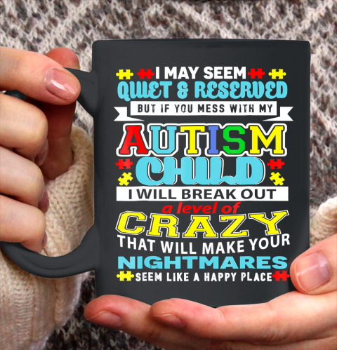 My Autism Child Autism Awareness Ceramic Mug 11oz